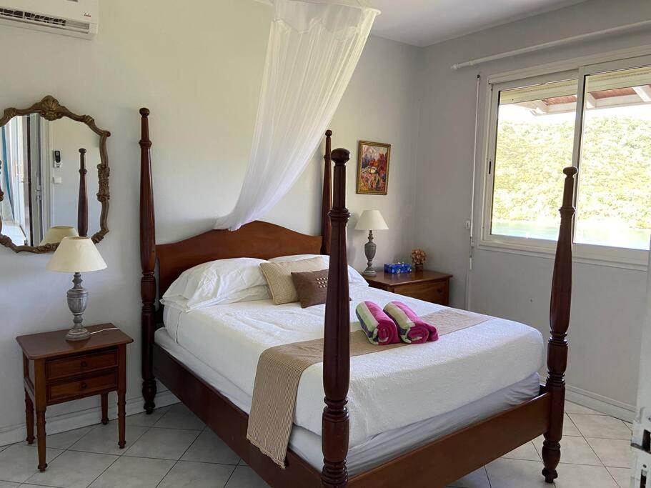 Villa "The Pretty Mermaid", Pool And Stunning Views 5 Min From Beach Deshaies Exterior foto