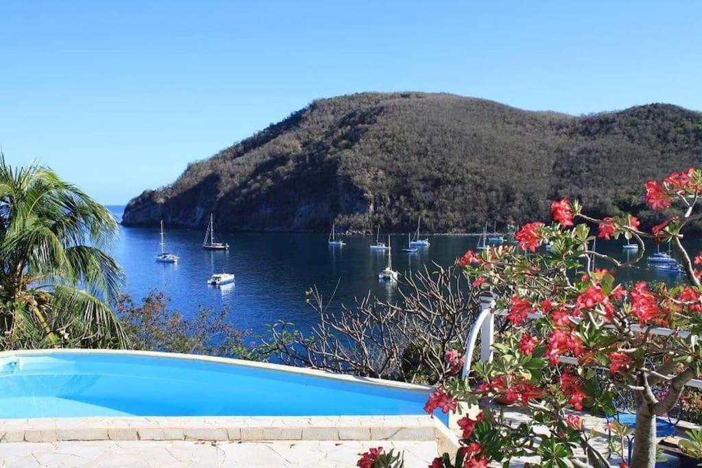 Villa "The Pretty Mermaid", Pool And Stunning Views 5 Min From Beach Deshaies Exterior foto